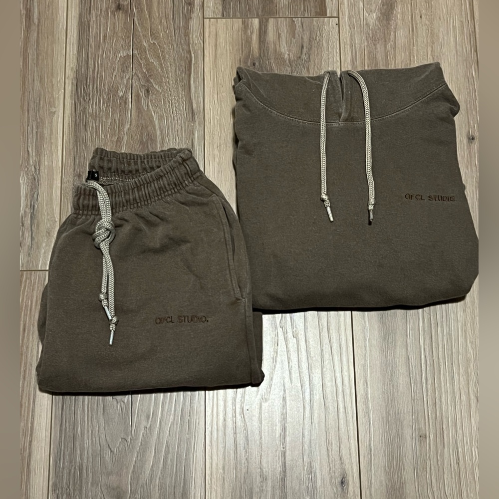 Boohoo - DSGN Studio overdyed marl oversized jogger and hoodie